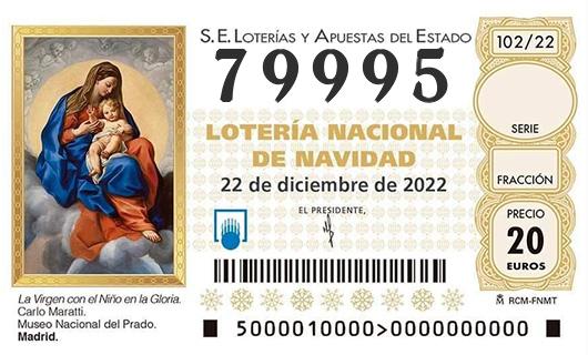 Numero 79995 loteria de navidad