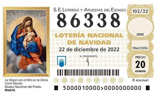 Numero 86338 loteria de navidad
